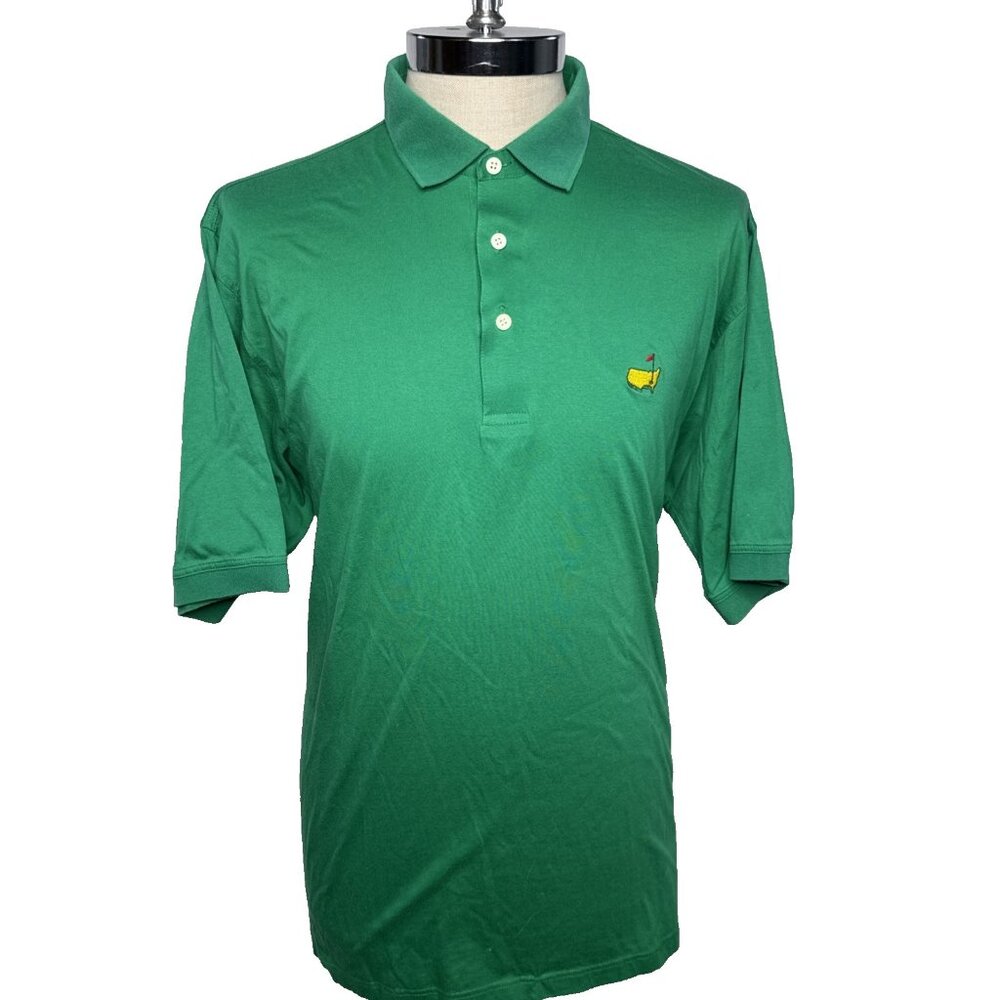 Masters Collection Polo Shirt Mens XL Green Short Sleeve Golf Augusta National